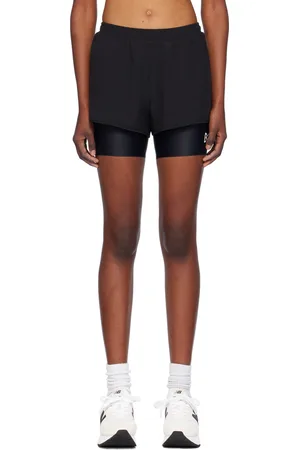 District Vision Black Layered Trail Sport Shorts