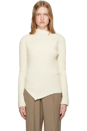 Rohe Off-White Twisted Ribbed Sweater