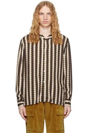 Oas Brown Viscose Shirt