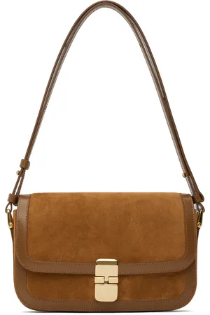 A.P.C. Tan Grace Baguette Bag