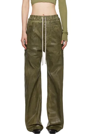 Rick Owens Green Porterville Pusher Jeans