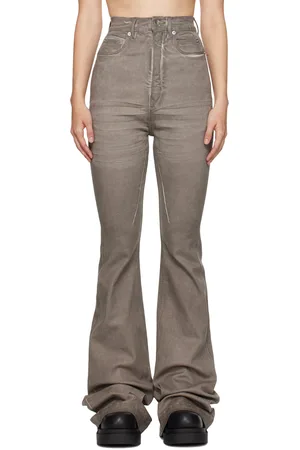 Rick Owens Gray Porterville Bolan Bootcut Jeans