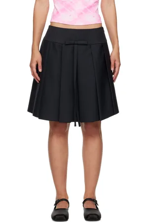 SANDY LIANG Black Arne Midi Skirt