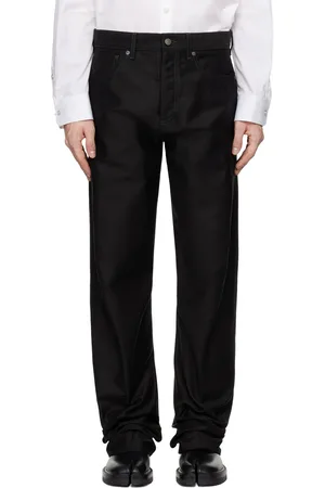 Maison Margiela Black Twisted Outseam Jeans