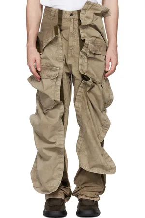 Y / PROJECT Khaki Velcro Cargo Pants