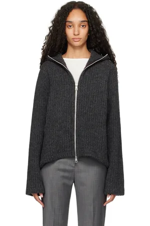 OUR LEGACY Gray Full Zip Hoodie