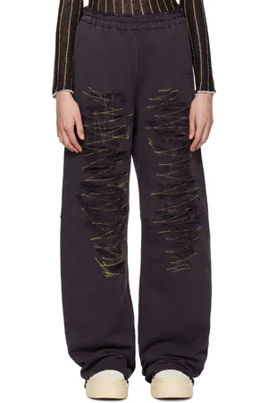 Maison Margiela Purple Unbrushed Sweat Lounge Pants