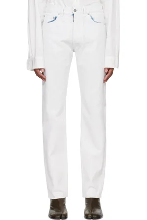 Maison Margiela White Straight-Leg Jeans