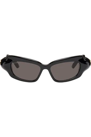 Balenciaga Black Palazzo Rectangle Sunglasses