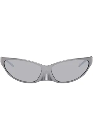 Balenciaga Gray 4G Cat Sunglasses