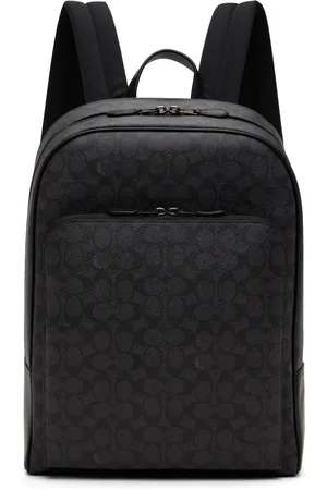Coach Black Gotham Signature Canvas Backpack