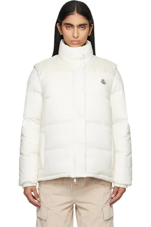Moncler Off-White Verone Short Reversible Down Jacket