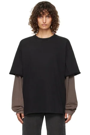 We11 Done & Gray Layered T-shirt