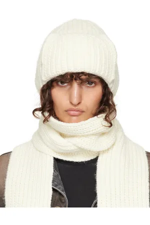 We11 Done Off-White Chunky Muffler Beanie