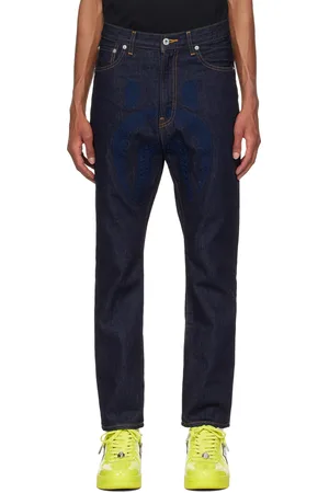 BAPE Navy Shark Jeans