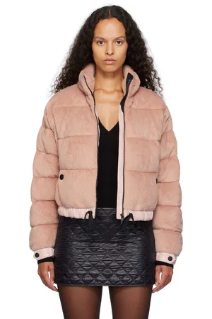 Moncler Pink Ayse Short Down Jacket