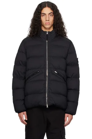 Stone Island Black 43028 Seamless Tunnel Nylon Down Jacket