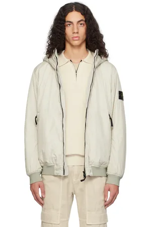 Stone Island Beige 40823 Crinkle Reps R-NY Jacket