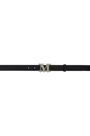 Max Mara Black Mgraziata 25 Belt