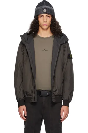 Stone Island Gray 40823 Crinkle Reps R-NY Jacket
