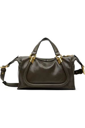 Chloé Taupe Small Paraty 24 Bag