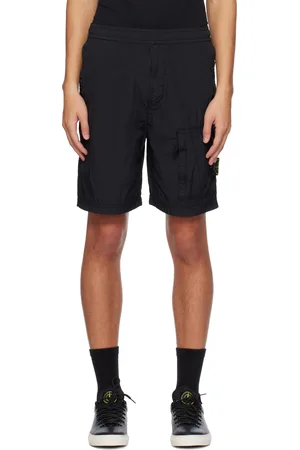 Stone Island Black L0219 Nylon Metal ECONYL Shorts