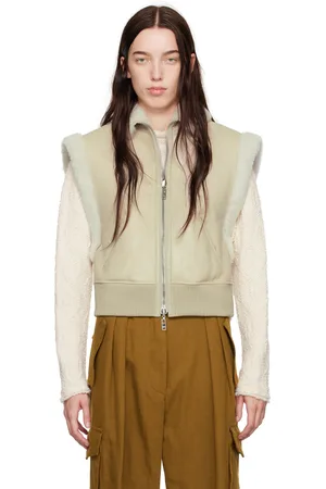 Isabel Marant Off-White Edwina Reversible Shearling Vest