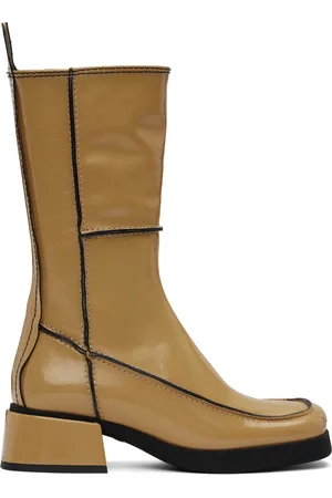 Miista Beige Alzira Boots