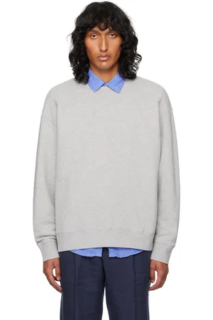 Sunspel Gray Oversized Loopback Sweatshirt