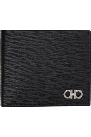 Salvatore Ferragamo Black Gancini Wallet