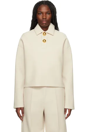 Ami Beige Ami Cropped Polo