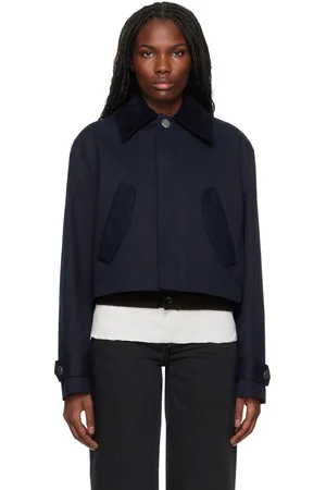 Ami Navy Short Jacket