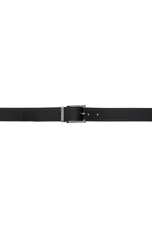 Salvatore Ferragamo Black & Brown Double Reversible Belt
