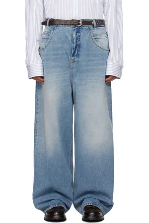 Hed Mayner Blue Faded Jeans