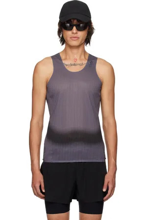 Soar Running Gray Race Tank Top