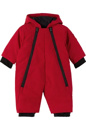 Canada Goose Baby Red Lamb Down Snowsuit