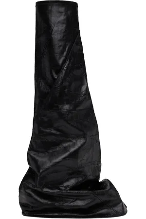 Rick Owens Black Porterville Fetish Sneakers
