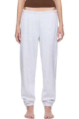SKIMS Gray Cotton Fleece Classic Jogger Lounge Pants