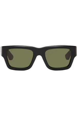 Gucci Black G String Round Oval Sunglasses