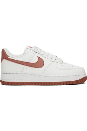 Nike White & Pink Air Force 1 