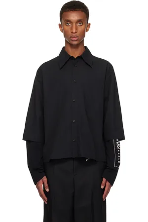 Maison Margiela Black Long-Sleeved Shirt