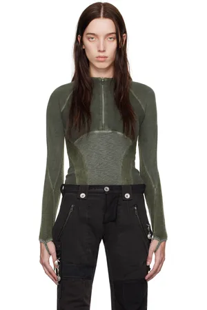 Hyein Seo Half-Zip Raglan Sweater