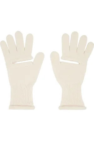Issey Miyake Off-White Chunky Wool ACC Gloves