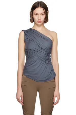 Rick Owens Gray Porterville Amira Tank Top