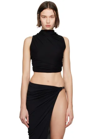 Rick Owens Black Porterville Poppy Top