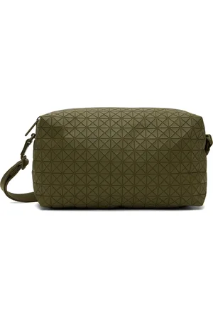 Issey Miyake Khaki Saddle One-Tone Bag