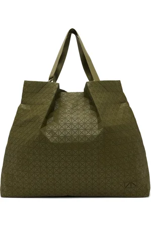 Issey Miyake Khaki Cart One-Tone Tote