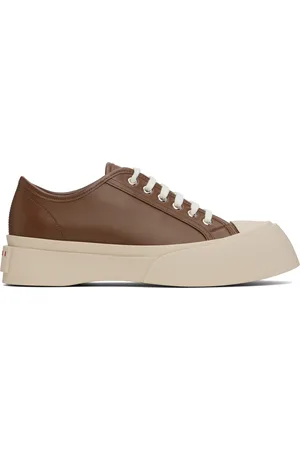Marni Brown Nappa Leather Pablo Sneakers
