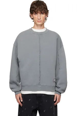 Axel Arigato Gray Chopped Distressed Sweatshirt