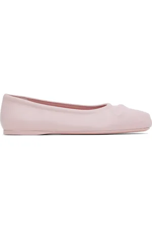 Marni Pink Seamless Little Bow Ballerina Flats